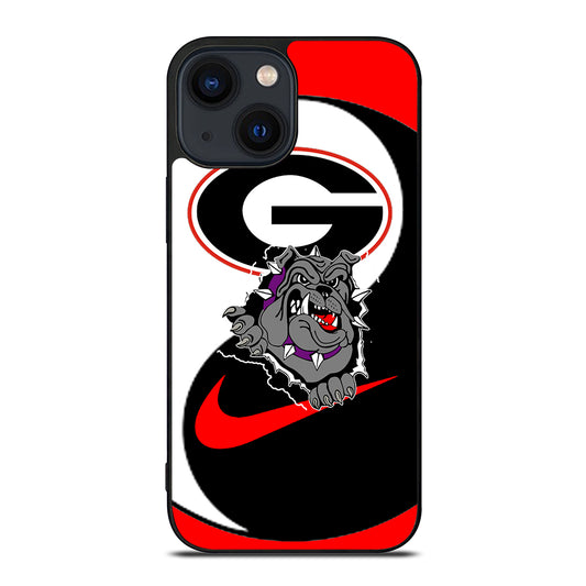 GEORGIA BULLDOGS YIN AND YANG iPhone 14 Plus Case