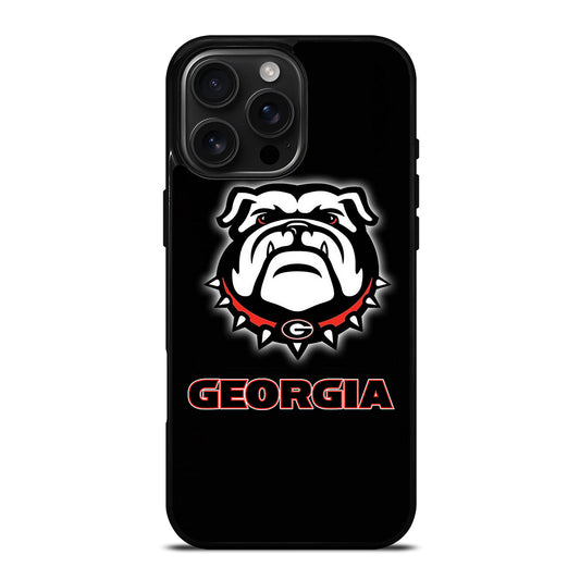 GEORGIA BULLDOGS LOGO iPhone 16 Pro Max Case