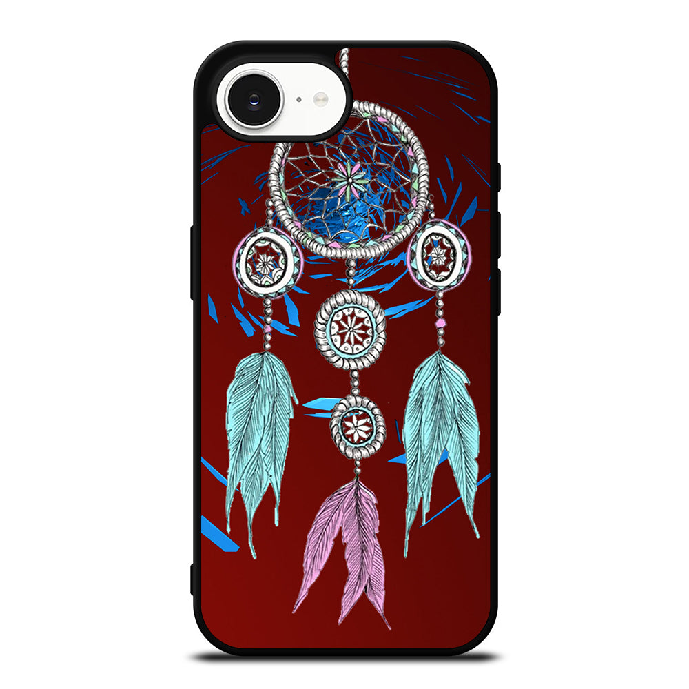 GREAT DREAMCATCHER iPhone 16e case black TPU silicone rubber protective cover by Casedear