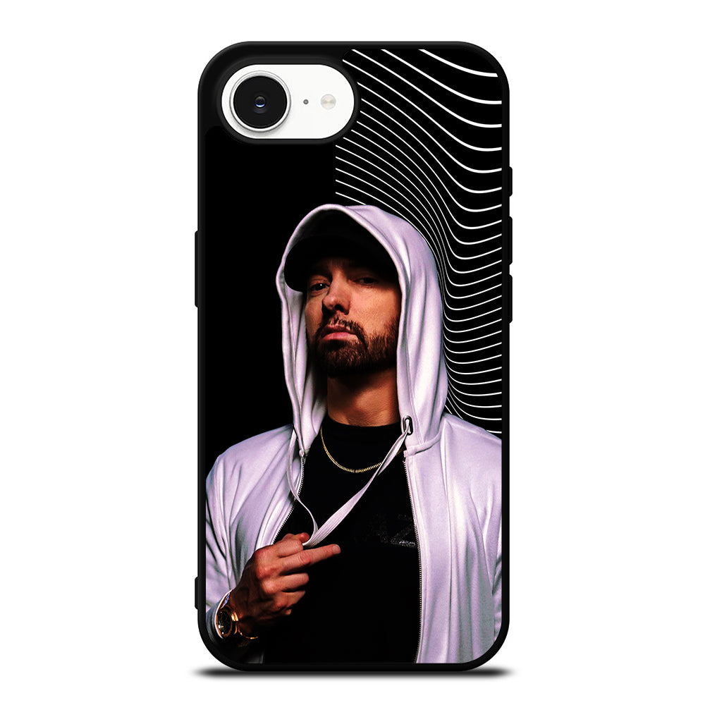 GREAT EMINEM iPhone 16e case black TPU silicone rubber protective cover by Casedear