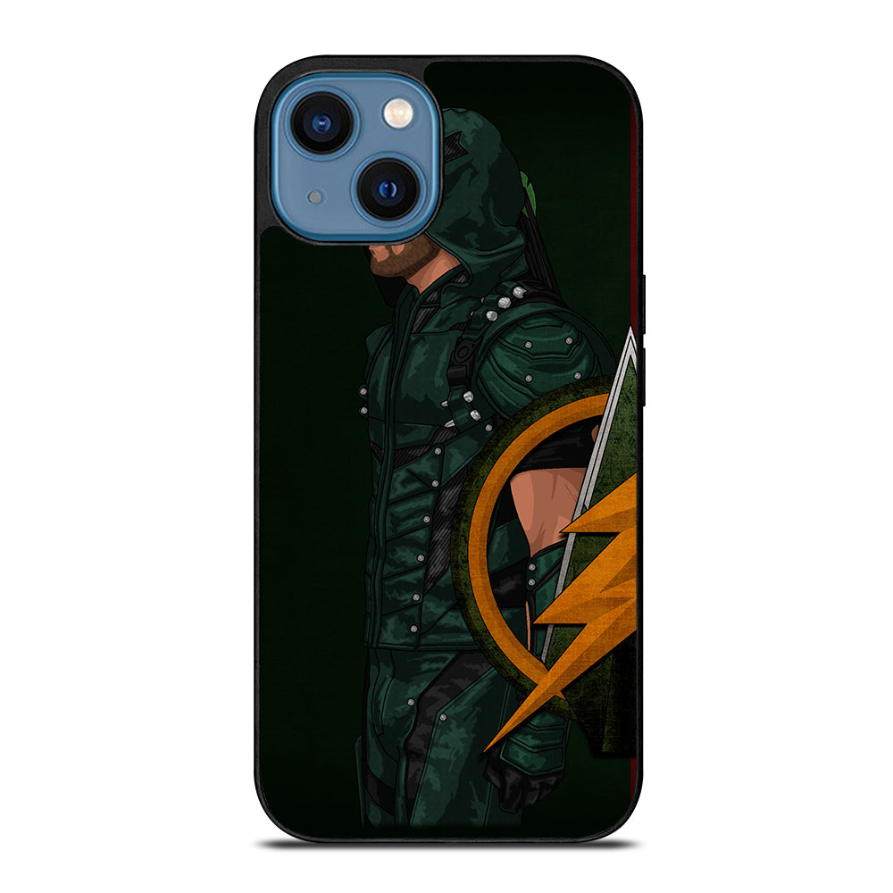 GREEN ARROW SIDE iPhone 14 Case