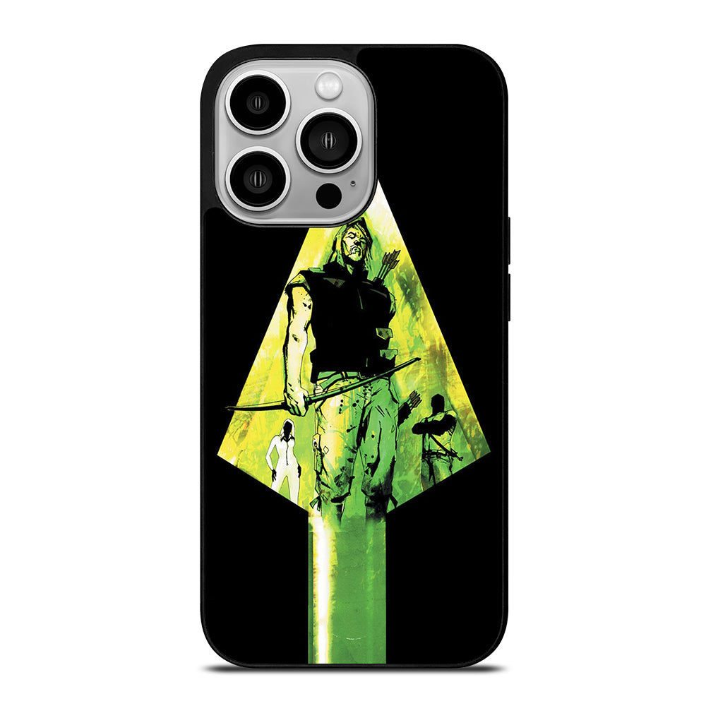 GREEN ARROW SYMBOL iPhone 14 Pro Case