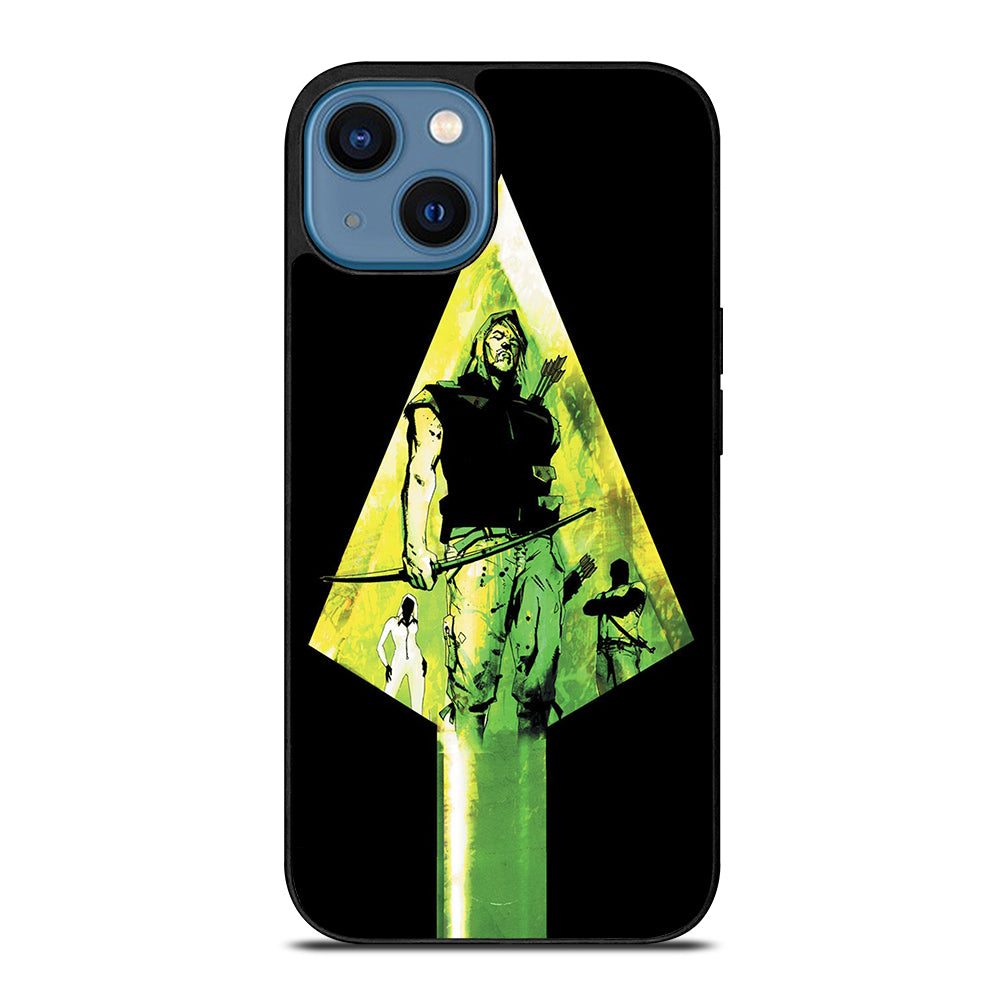 GREEN ARROW SYMBOL iPhone 14 Case