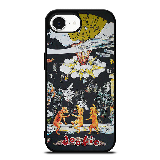 GREEN DAY DOOKIE TOP iPhone 16e case black TPU silicone rubber protective cover by Casedear