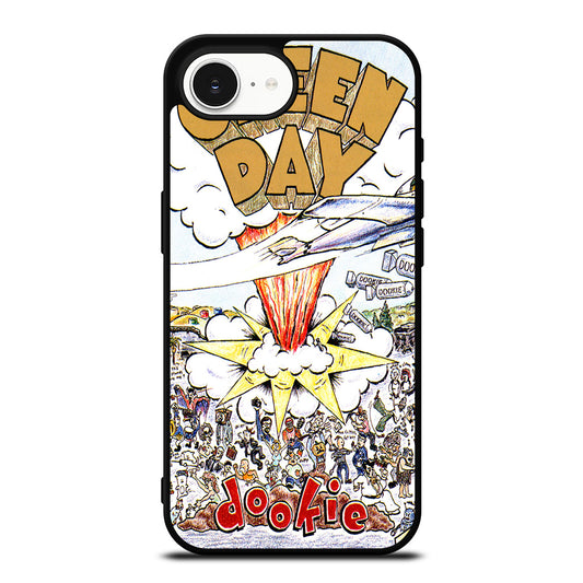 GREEN DAY DOOKIE iPhone 16e case black TPU silicone rubber protective cover by Casedear