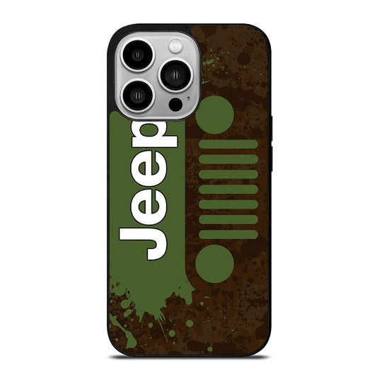 GREEN JEEP WRANGLER iPhone 14 Pro Case