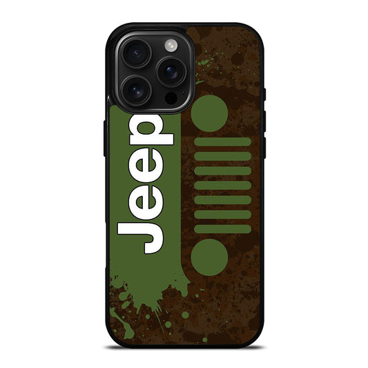 GREEN JEEP WRANGLER iPhone 16 Pro Max Case