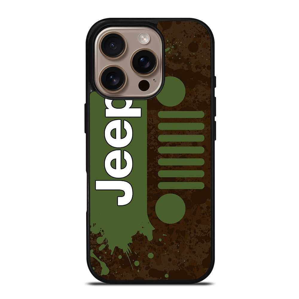 GREEN JEEP WRANGLER iPhone 16 Pro Case