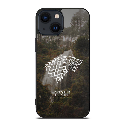 Game Of Thrones House Stark in Nature iPhone 14 Plus Case