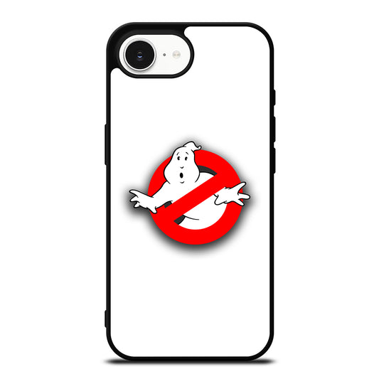 Ghostbuster Clear iPhone 16e case black TPU silicone rubber protective cover by Casedear