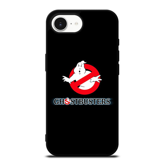 Ghostbuster Logo iPhone 16e case black TPU silicone rubber protective cover by Casedear