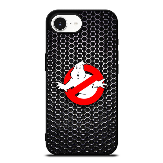 Ghostbuster Symbol iPhone 16e case black TPU silicone rubber protective cover by Casedear