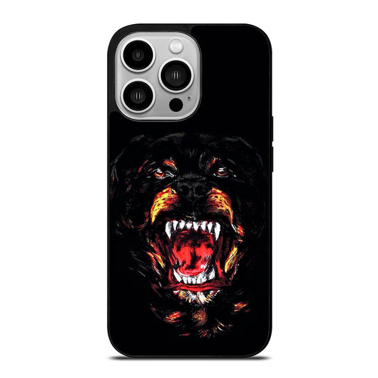 Givenchy Dog Rottweiler iPhone 14 Pro Case