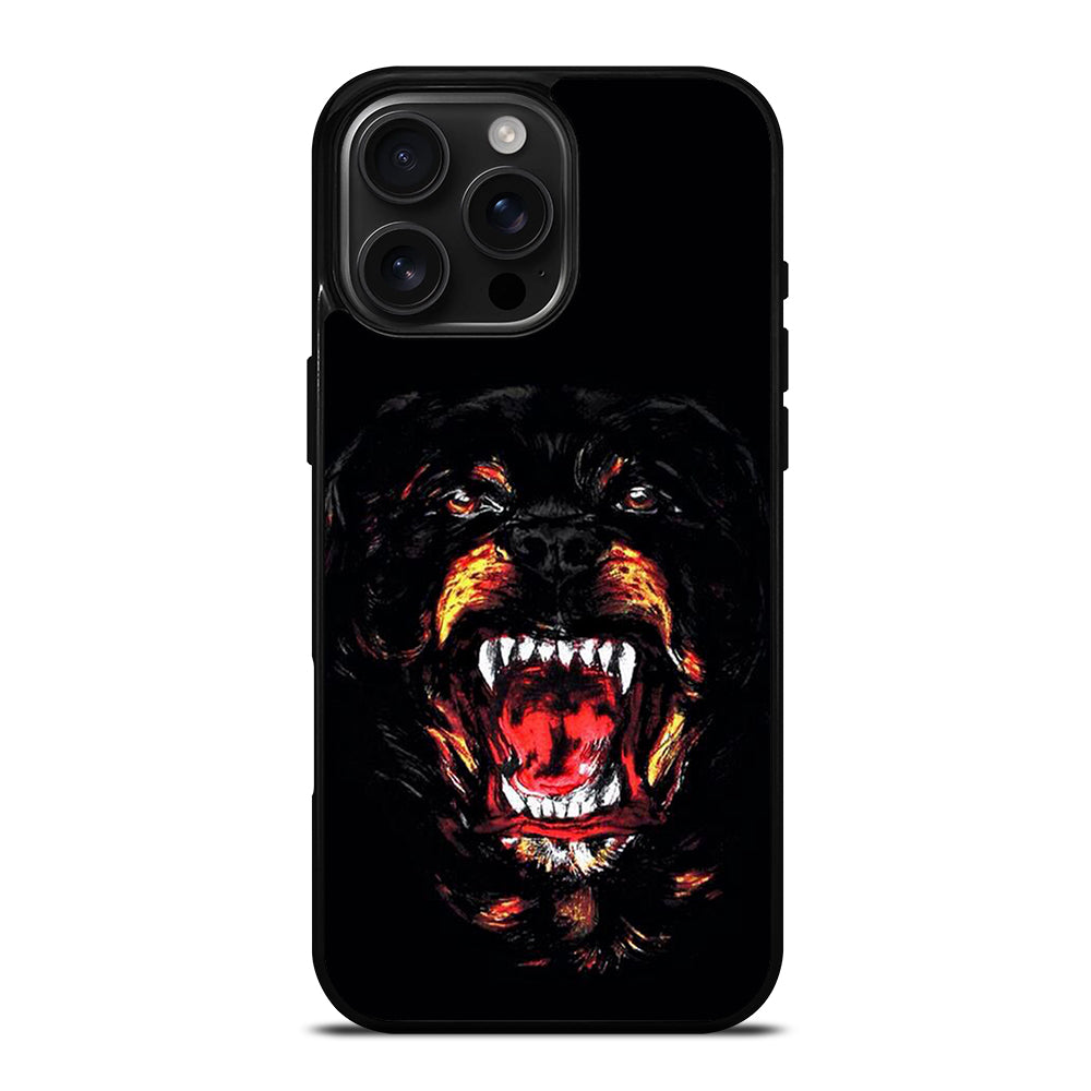 Givenchy Dog Rottweiler iPhone 16 Pro Max Case