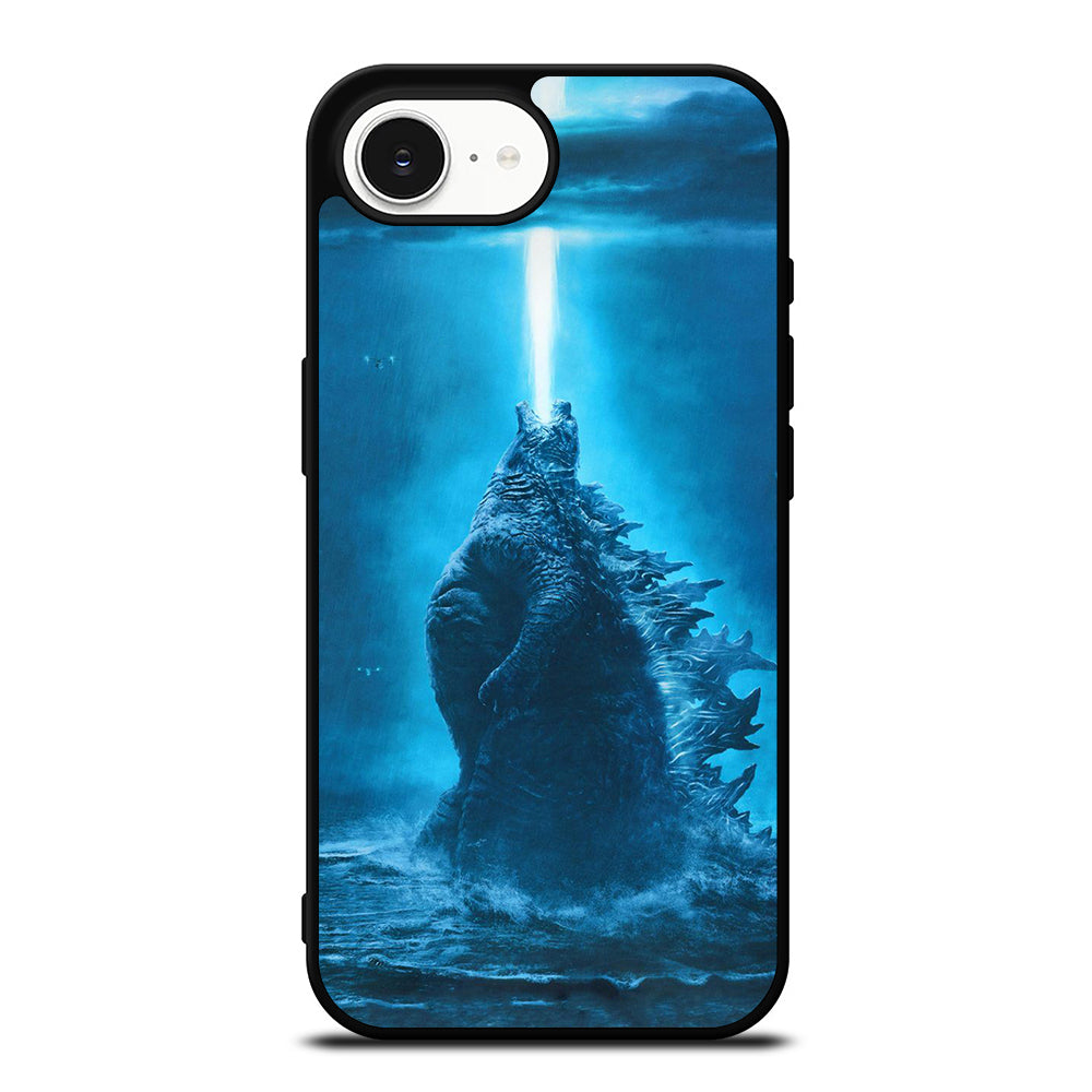 Godzilla Great Wallpaper iPhone 16e case black TPU silicone rubber protective cover by Casedear