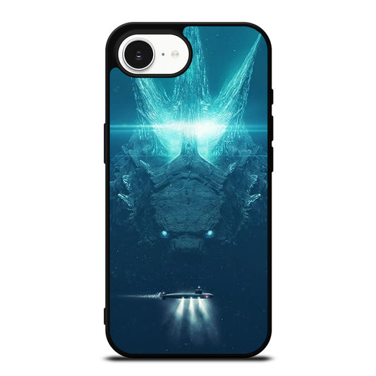 Godzilla King Of Monster iPhone 16e case black TPU silicone rubber protective cover by Casedear