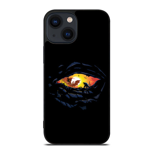 Godzilla War In Eye Painting Art iPhone 14 Plus Case