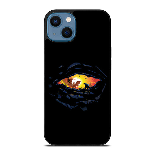 Godzilla War In Eye Painting Art iPhone 14 Case