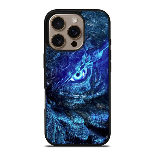 Godzilla Half Face Wallpaper iPhone 16 Pro Case