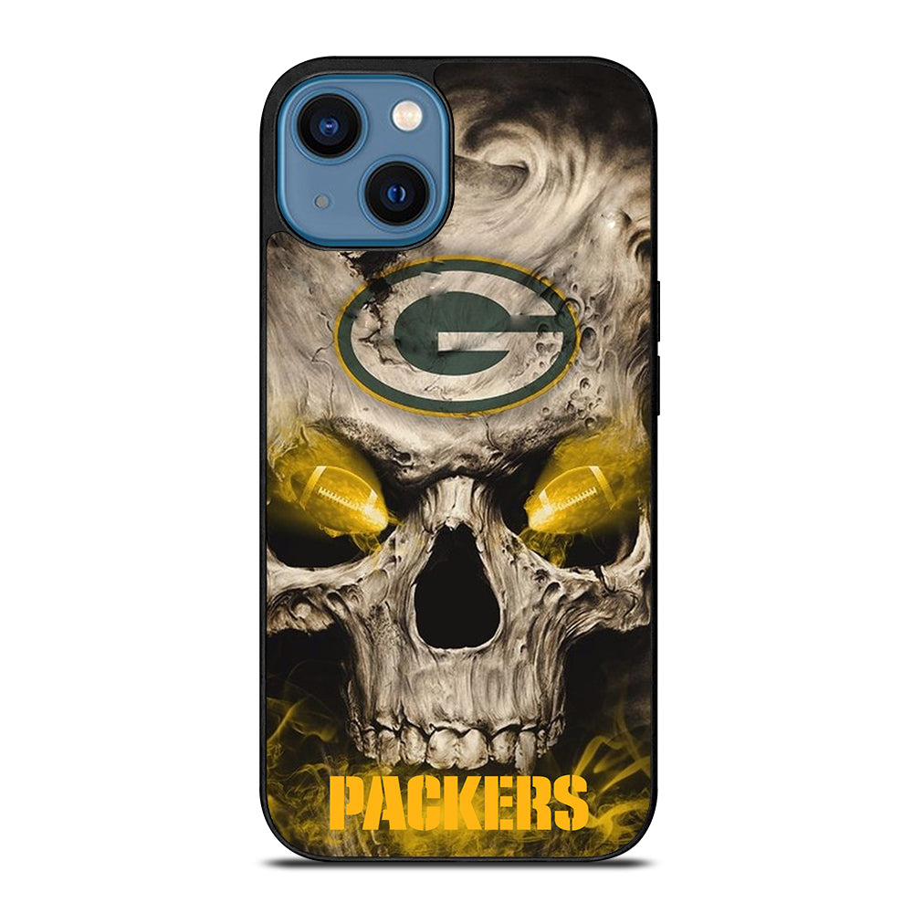 Green Bay Packers Skull iPhone 14 Case