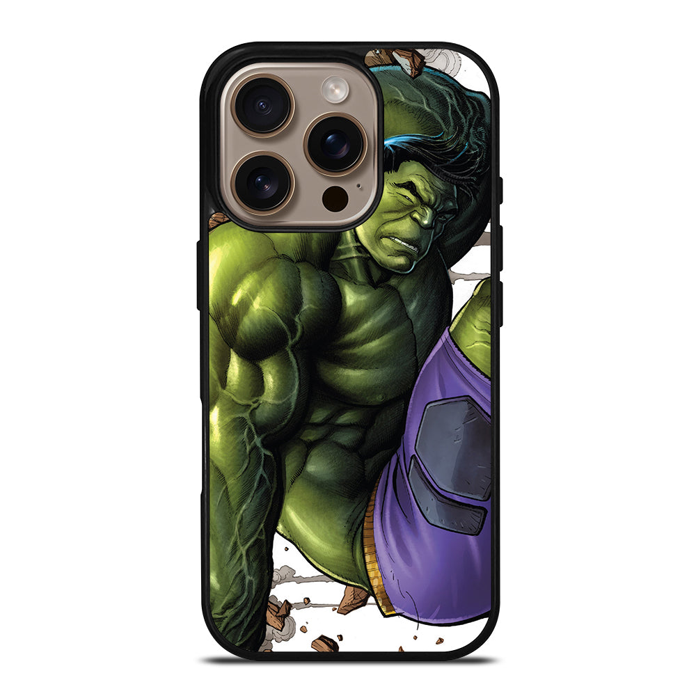 Green Hulk Comic iPhone 16 Pro Case