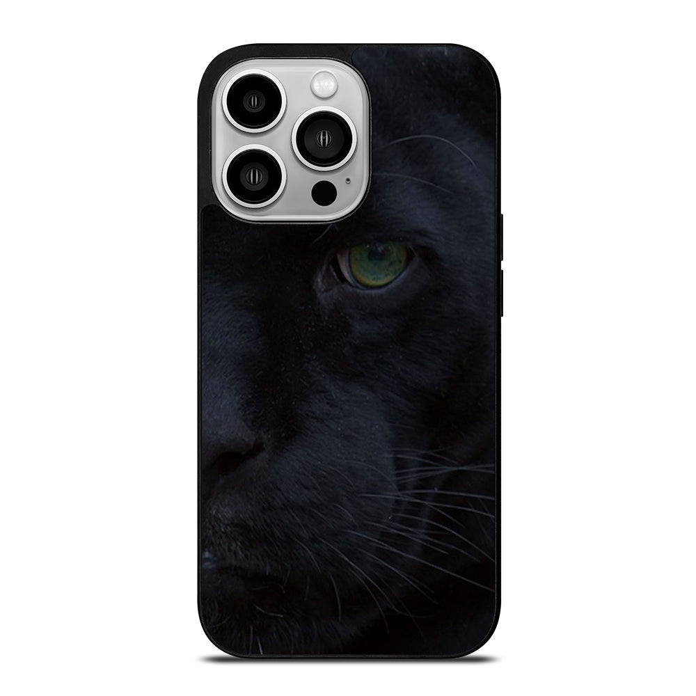 HALF FACE BLACK PANTHER iPhone 14 Pro Case