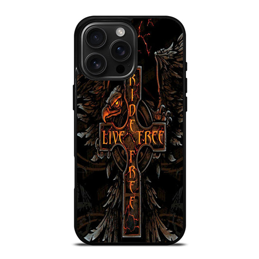 HARLEY RIDE LIVE FREE iPhone 16 Pro Max Case