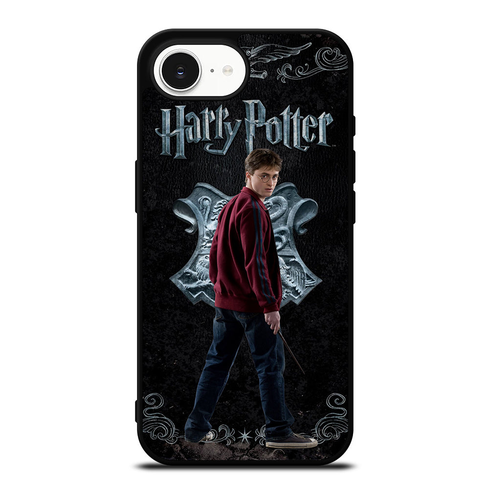 HARRY POTTER DESIGN iPhone 16e case black TPU silicone rubber protective cover by Casedear