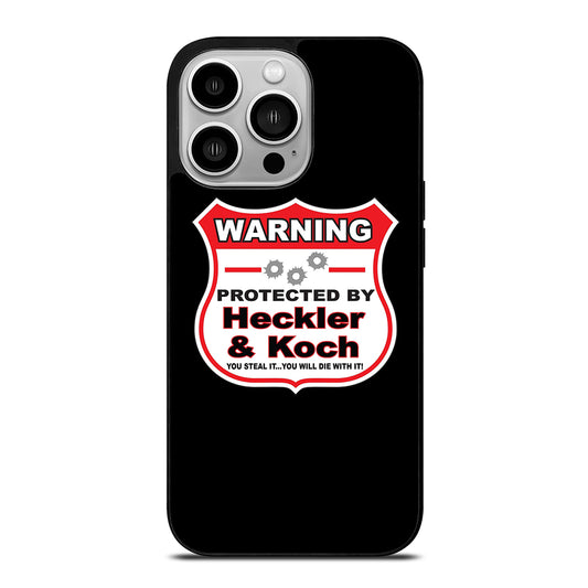 HECKLER & KOCH WARNING iPhone 14 Pro Case