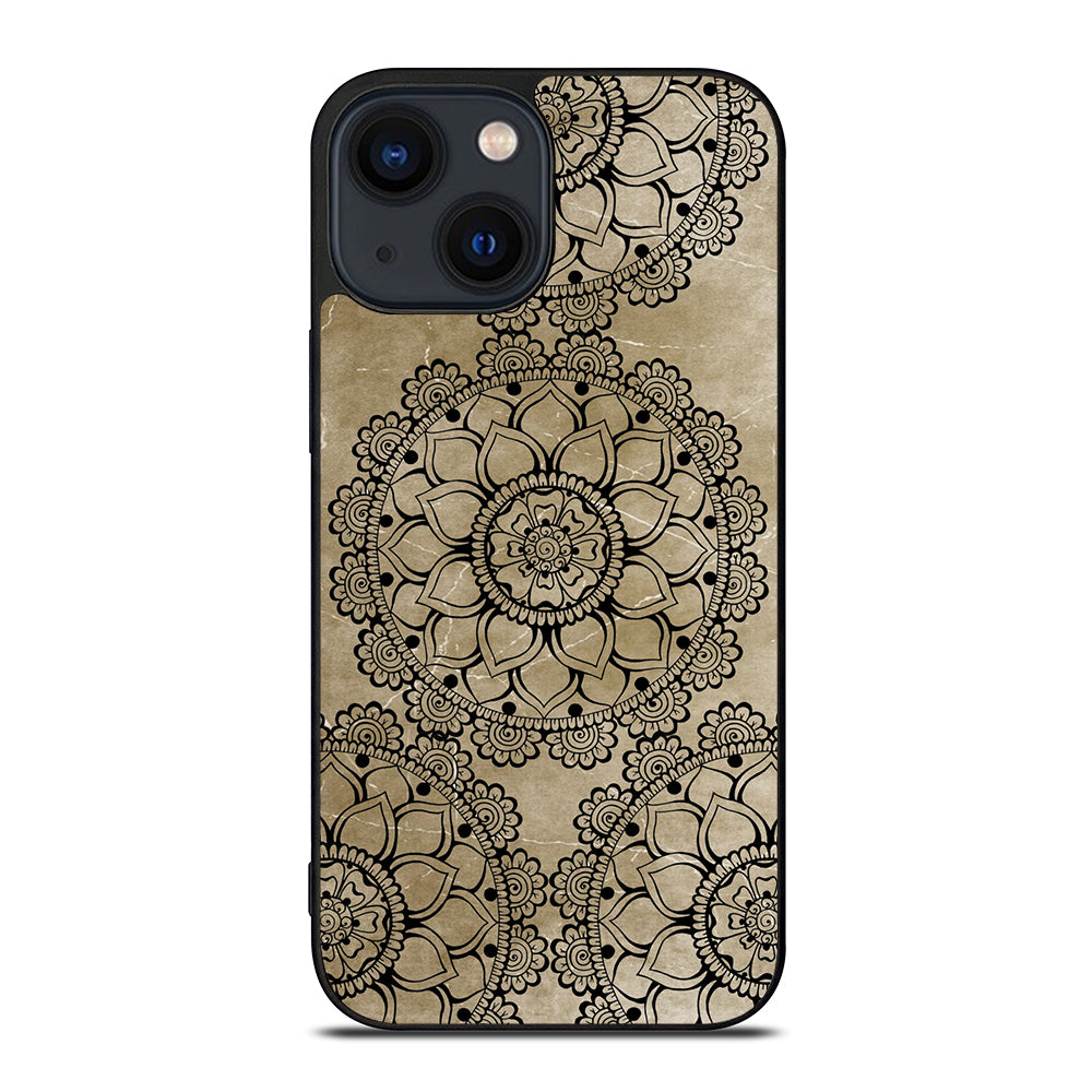HENNA MANDALA DESIGN iPhone 14 Plus Case