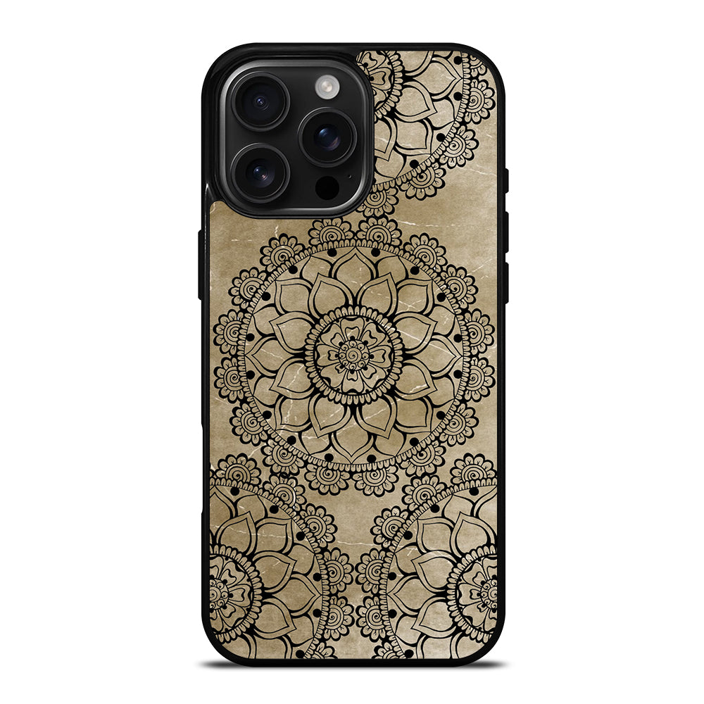 HENNA MANDALA DESIGN iPhone 16 Pro Max Case