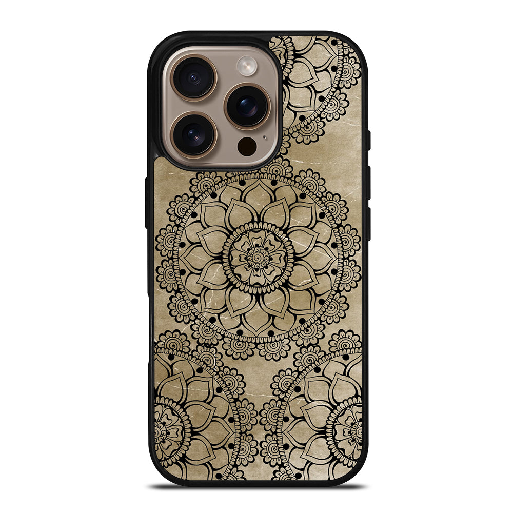 HENNA MANDALA DESIGN iPhone 16 Pro Case