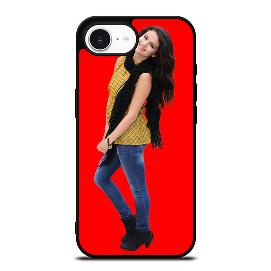 HIGH TASTE SELENA GOMEZ iPhone 16e case black TPU silicone rubber protective cover by Casedear