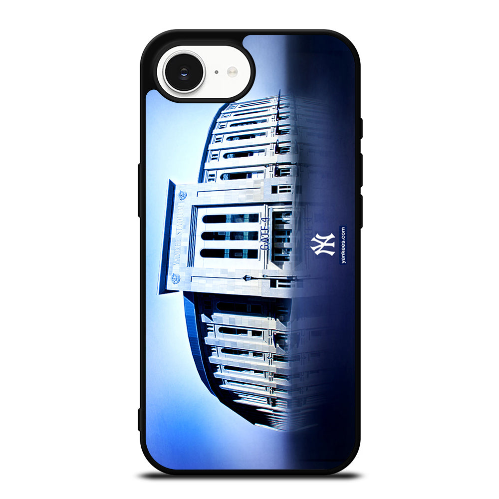 HOME OF THE NEW YORK YUNKEES iPhone 16e case black TPU silicone rubber protective cover by Casedear