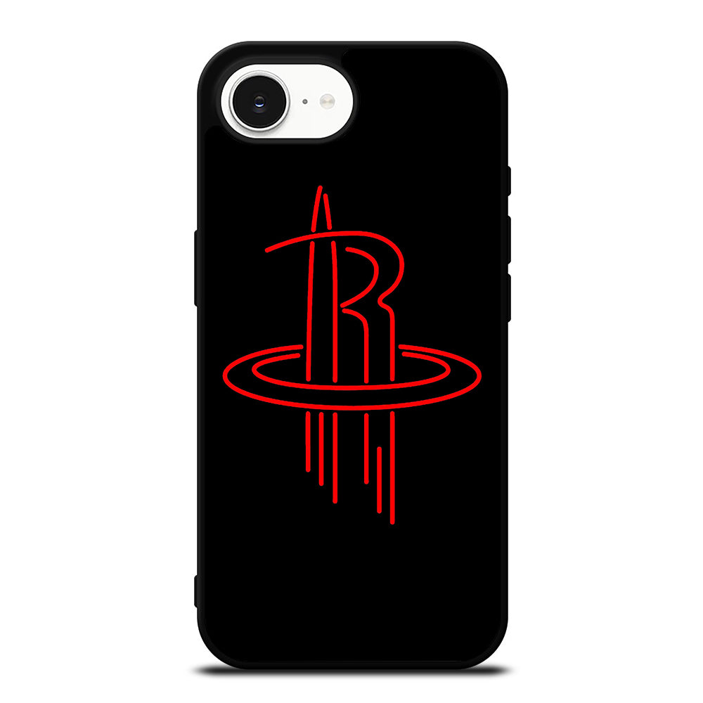 HOUSTON ROCKETS SIGN iPhone 16e case black TPU silicone rubber protective cover by Casedear