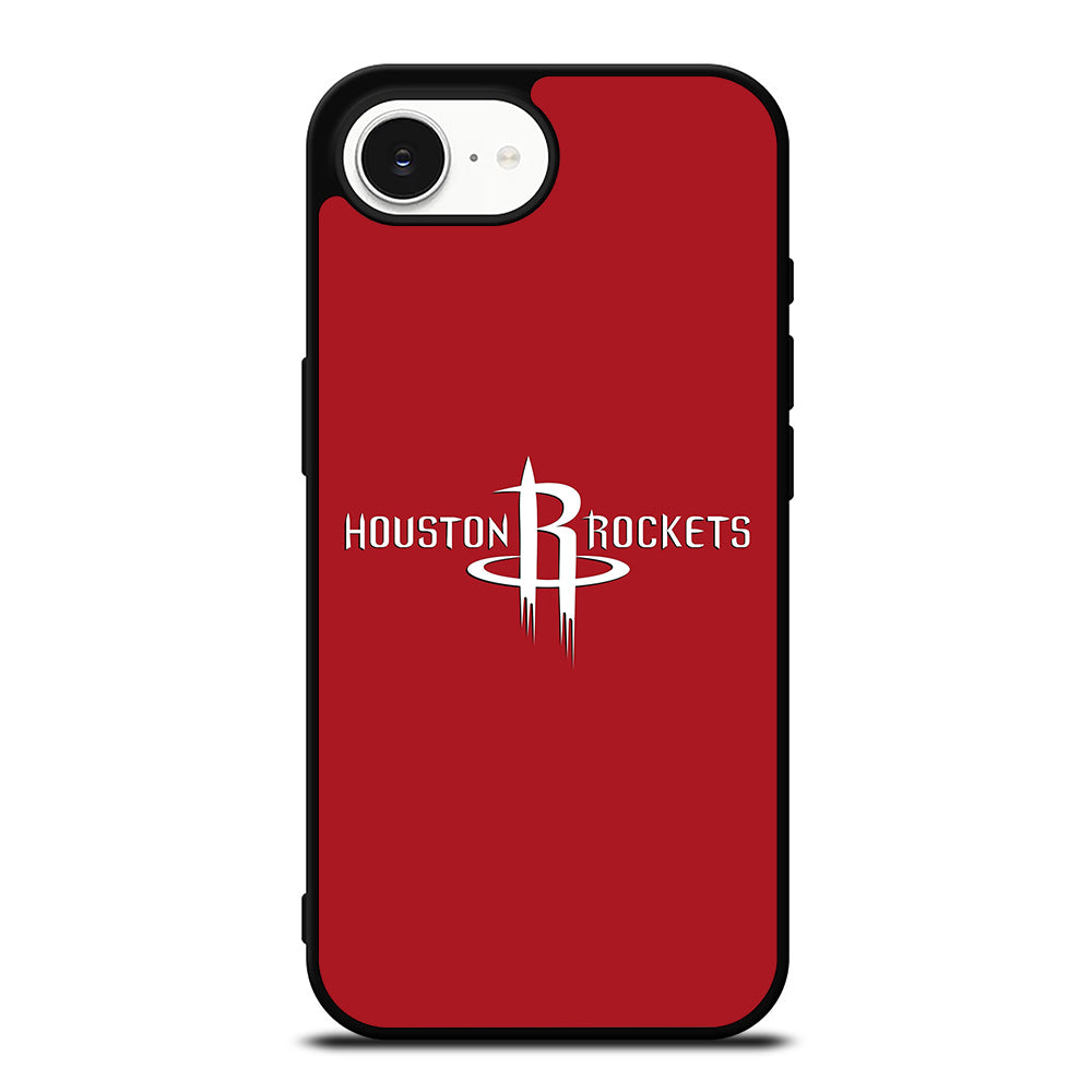 HOUSTON ROCKETS WHITE SIGN iPhone 16e case black TPU silicone rubber protective cover by Casedear