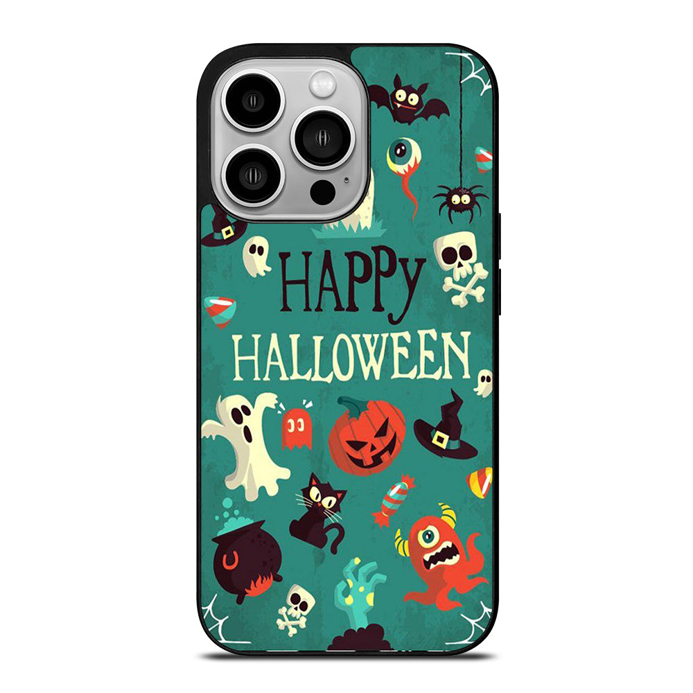 Happy Halloween Pumpkin Collage iPhone 14 Pro Case
