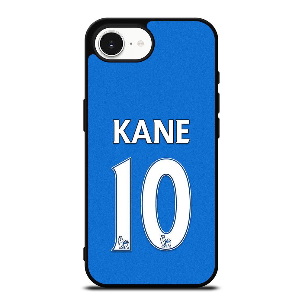 Harry Kane Ten iPhone 16e case black TPU silicone rubber protective cover by Casedear