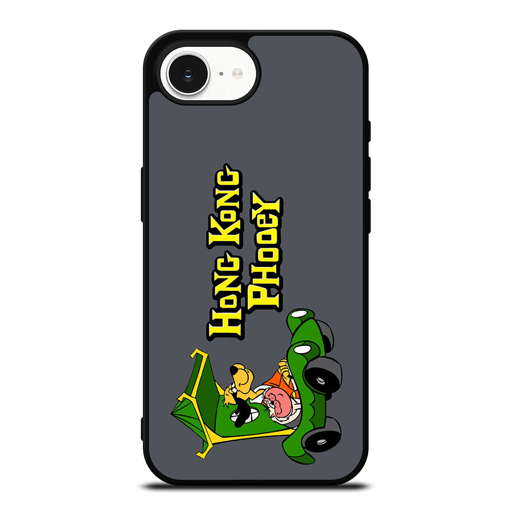 Hong Kong Phooey iPhone 16e case black TPU silicone rubber protective cover by Casedear