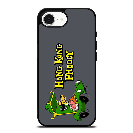 Hong Kong Phooey iPhone 16e case black TPU silicone rubber protective cover by Casedear
