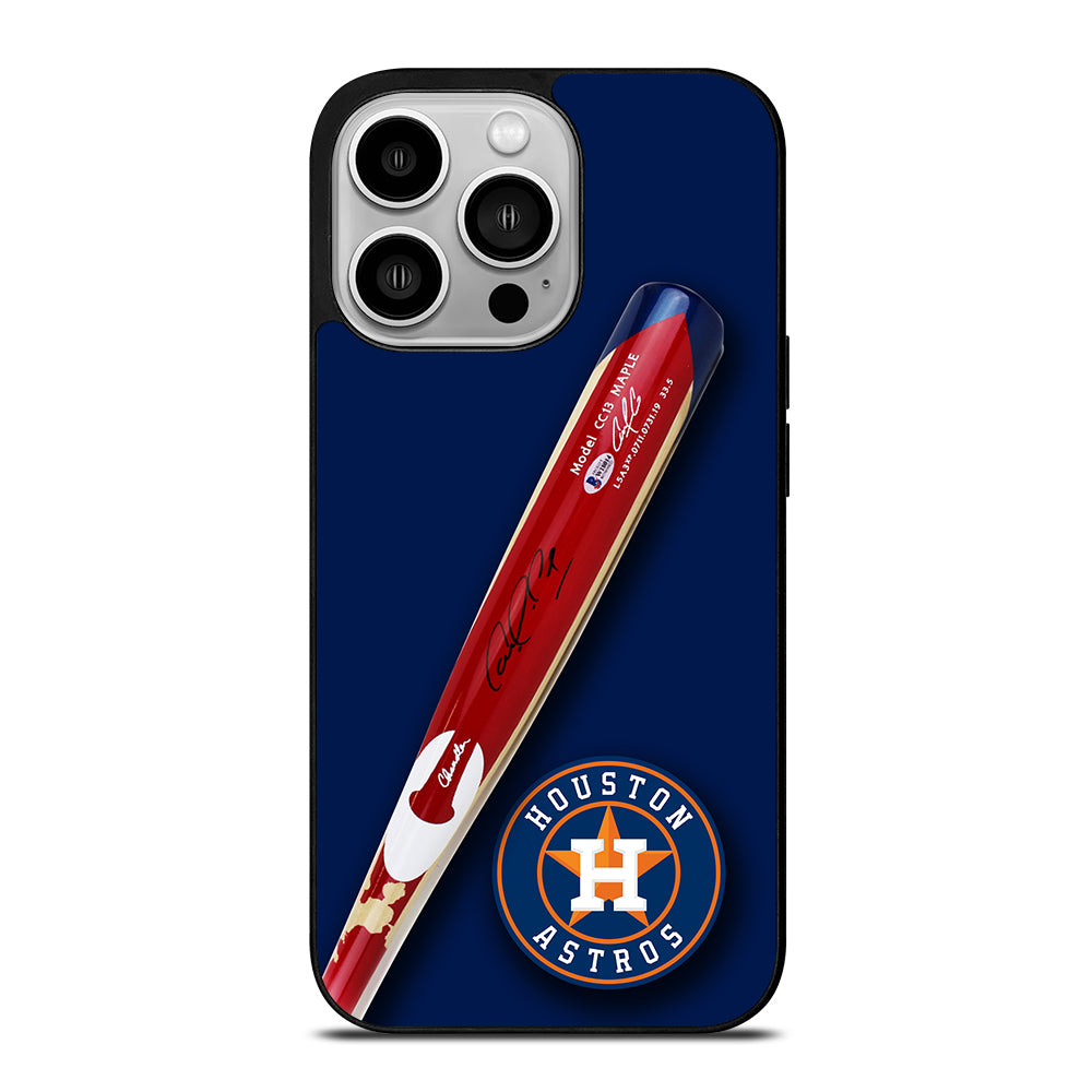 Houston Astros Correa's Stick Signed iPhone 14 Pro Case