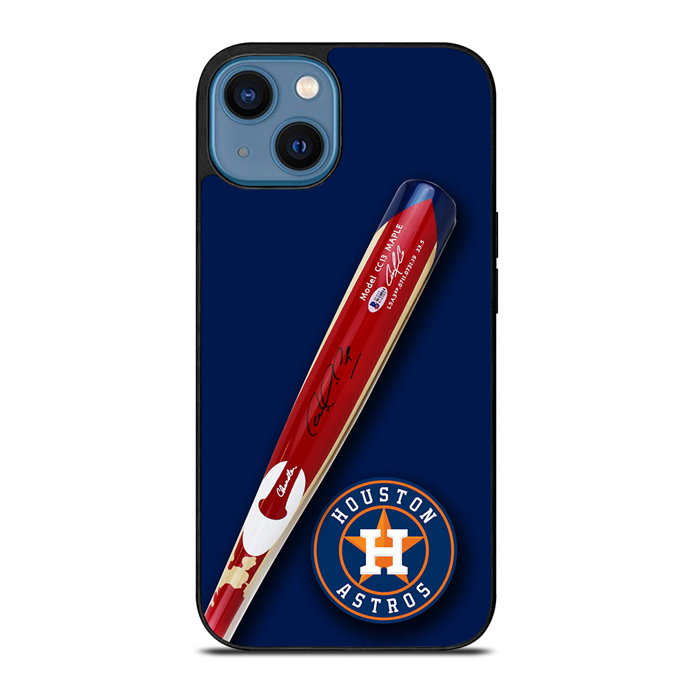 Houston Astros Correa's Stick Signed iPhone 14 Case