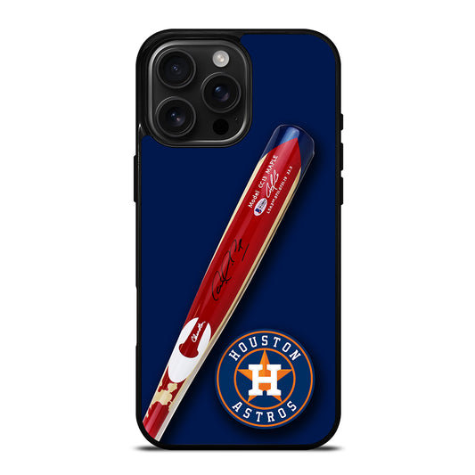 Houston Astros Correa's Stick Signed iPhone 16 Pro Max Case