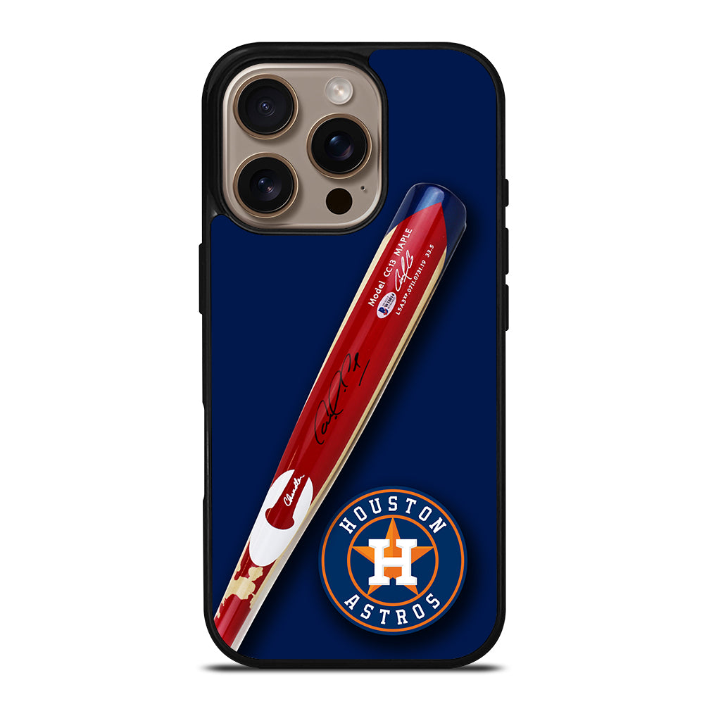 Houston Astros Correa's Stick Signed iPhone 16 Pro Case