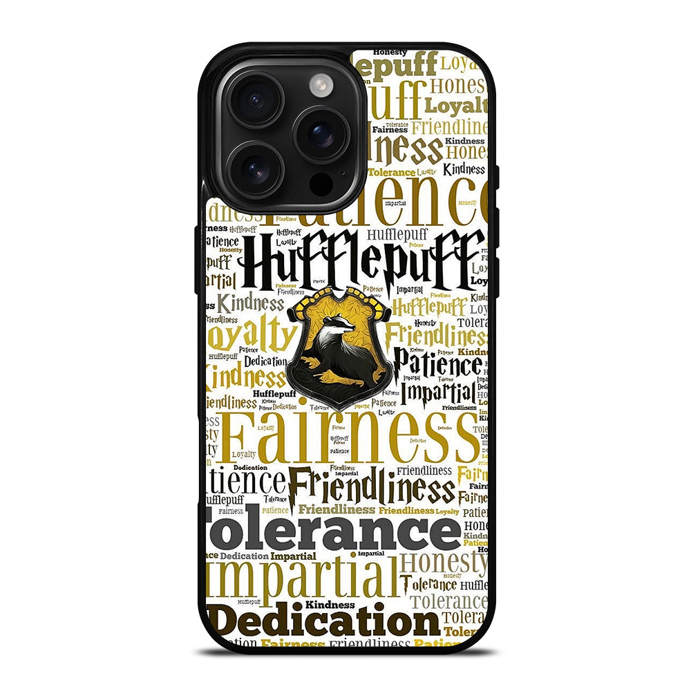 Hufflepuff Harry Potter Wallpaper iPhone 16 Pro Max Case