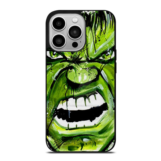 Hulk Comic Face iPhone 14 Pro Case