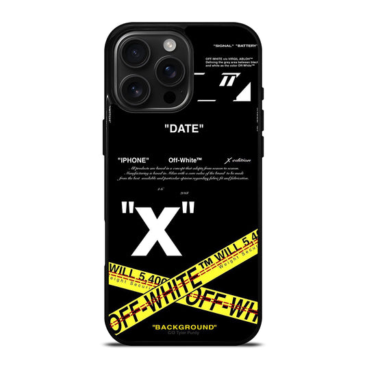 Hypebeast X Off White iPhone 16 Pro Max Case