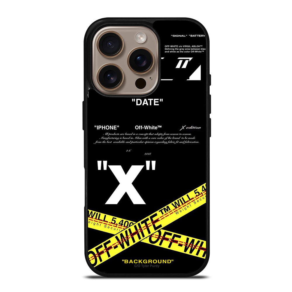 Hypebeast X Off White iPhone 16 Pro Case