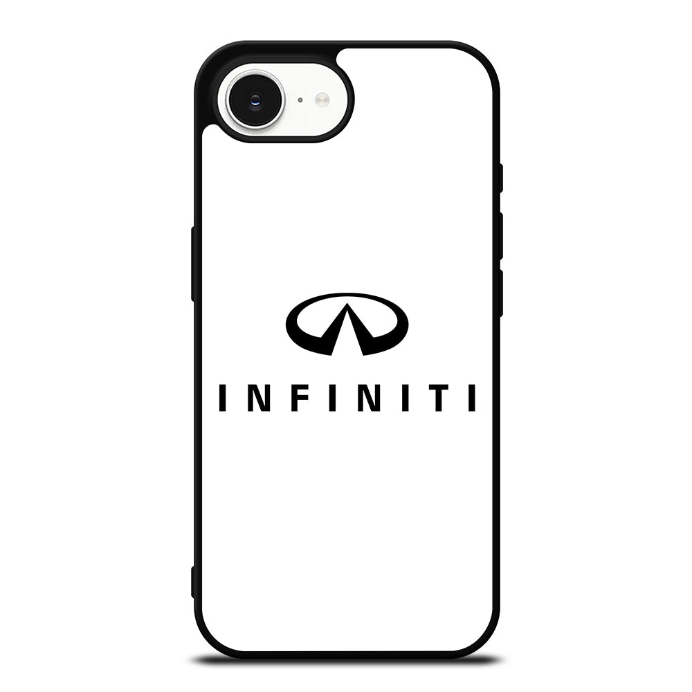 INFINITI LOGO iPhone 16e case black TPU silicone rubber protective cover by Casedear