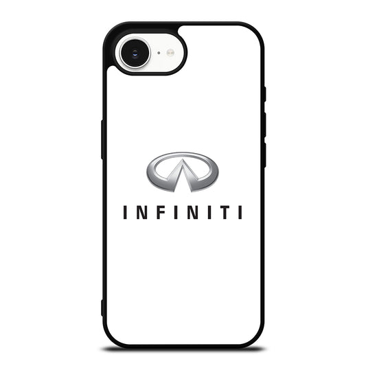INFINITI iPhone 16e case black TPU silicone rubber protective cover by Casedear